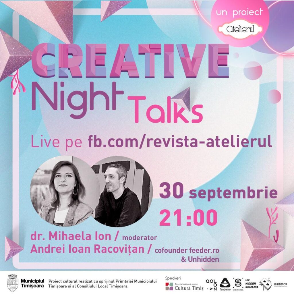 Creative Night Talks cu Andrei Racovițan (save or cancel)