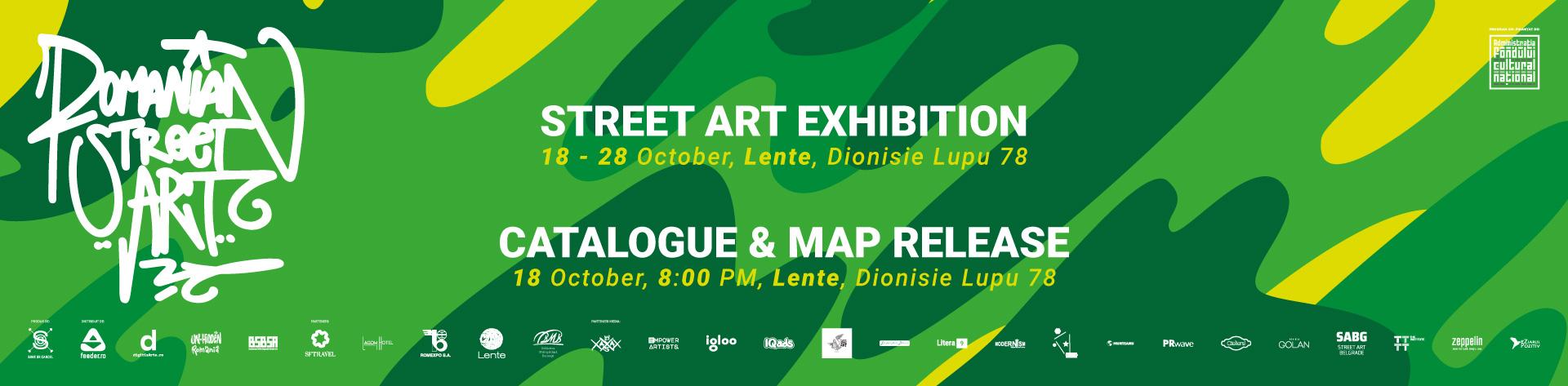 romanian Street Art exhibition and catalogue + printed map release